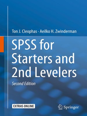 cover image of SPSS for Starters and 2nd Levelers